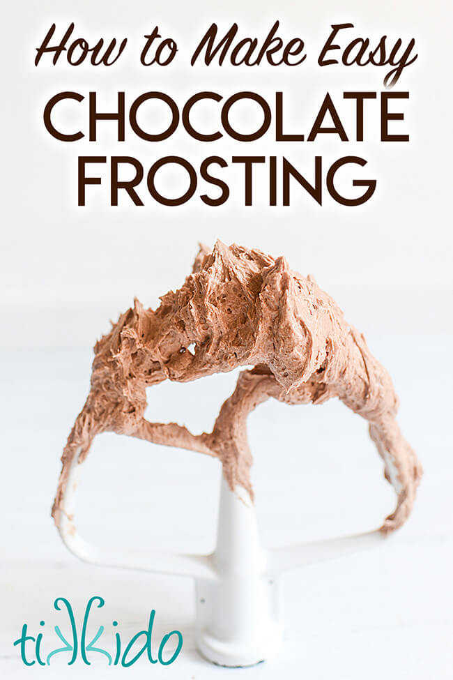 Easy Chocolate Frosting Recipe Made With Cocoa Powder 